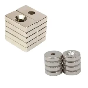 countersunk hole magnet